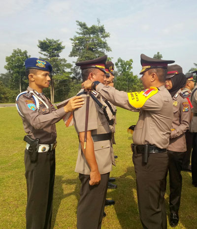 Polres Kuansing Lakukan Sertijab Tujuh Pejabat